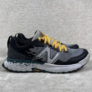 New Balance Running Shoe Fresh Foam X Hierro v7 Mens 14D Vibram Gray Green Gold